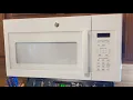How to clear the Reset Filter red light on a GE microwave and how to check the filters