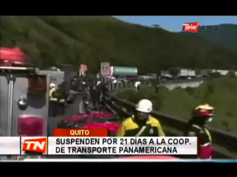 Suspenden por 21 días a la coop. de transporte Panamericana