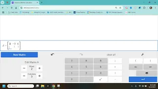 Creating a Matrix in Desmos