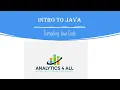 Intro to Java Compile a Java file using Command Prompt