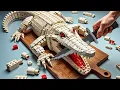 Download Lagu Filet Grilled LEGO RARE WHITE Alligator IRL - Stop Motion Cooking ASMR