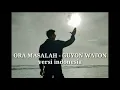 ORA MASALAH - GUYON WATON ( LIRIK INDONESIA VERSION )