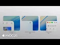 WWDC25 AppKit toolbars in the new design system