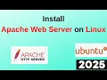 Step-by-Step Guide Install Apache Web Server on Ubuntu 24 04 Server 2025
