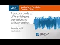 MPG Primer A Practical Guide To Differential Gene Expression and Pathway Analysis 2020