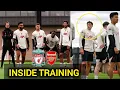 Download Lagu INSIDE TRAINING | Full focus on Arsenal 😳 Leoni impressed 👍 salah, Ekitike, wirtz, Alister \u0026 kerkez