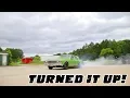 FINALLY DID A BURNOUT WITH THE AUTOZONE CRATE ENGINE IN BIG MEECH BOX CHEVY AND I RAN OUT OF GAS