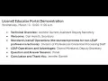 LicensE Educator Portal Demonstration - 2024