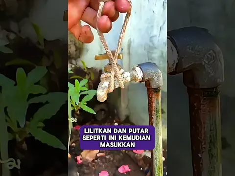 trik melepas keran yang sudah berkarat dan sulit dibuka