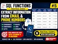 SQL String Functions CHARINDEX SUBSTRING LEFT Practical