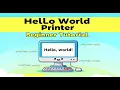 Hello World Printer in Python - Beginner Tutorial