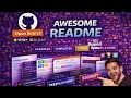 How to Create a Professional GitHub README awesome-readme Tutorial