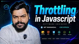 Throttling in Javascript Explained Hindi Most asked interview questions