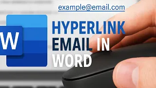 How to Hyperlink Email Address in MS Word
