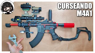 CREANDO la M4 más MUTANTE POSIBLE 🤣 ▬ Yio Airsoft Gameplay