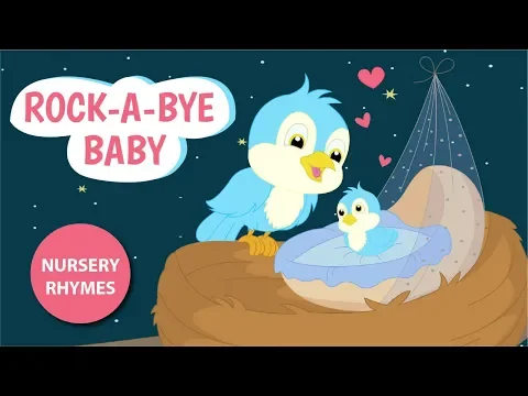 Download MP3 Rock-A-Bye Baby On The Tree Top with Lyrics | Lullaby For Babies To Go To Sleep | Bedtime Songs