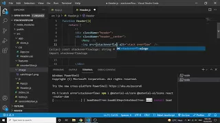 stack overflow clone part using react js and redux Header part