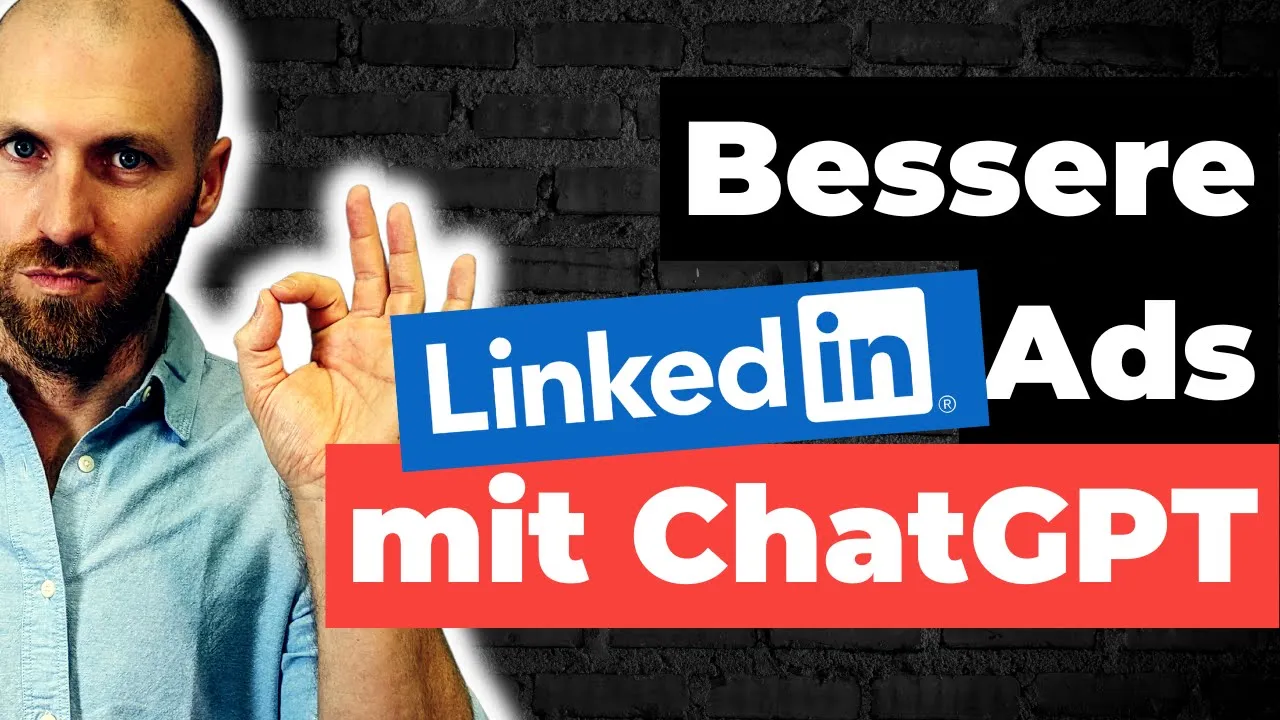 Ich optimiere LinkedIn Ads live mit ChatGPT
