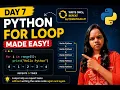 Python Day 7 Python For Loops Explained Python in 30 Days