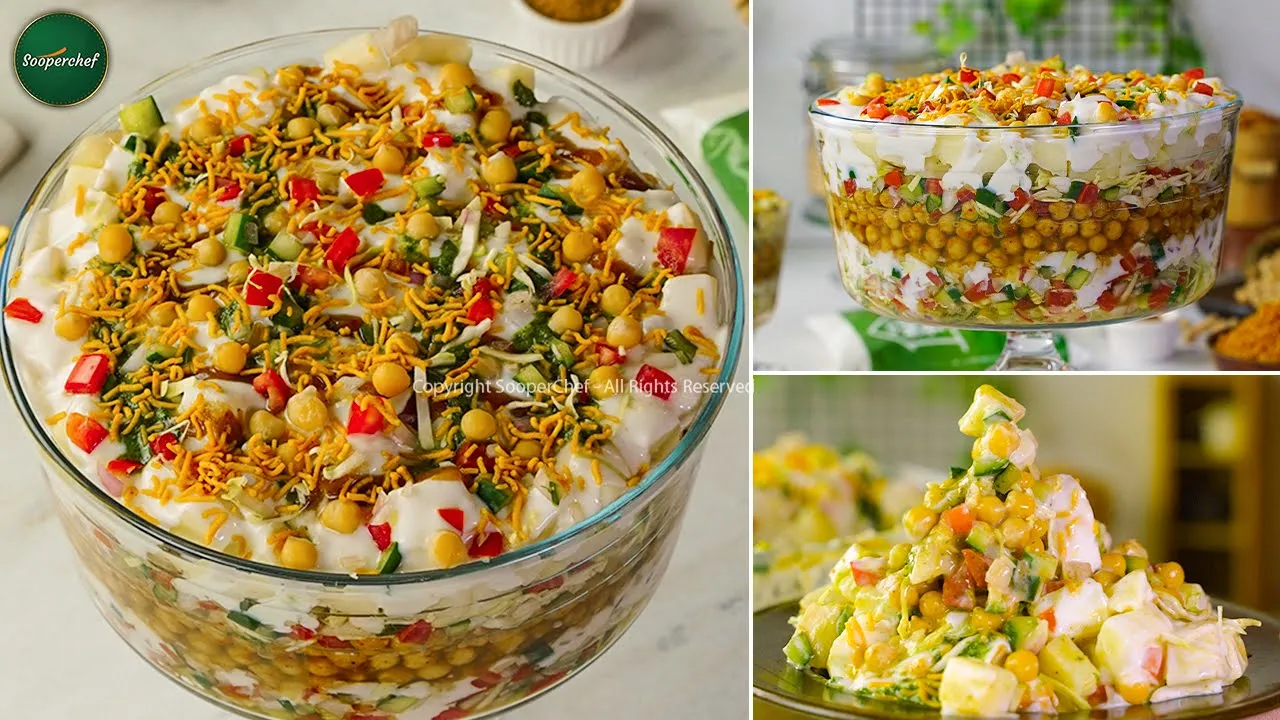 Layered Chana Chaat Recipe by SooperChef