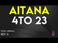 Aitana - 4To 23 - Karaoke Instrumental
