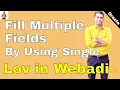 How to fill multiple fields by using Single lov in webadi Oracle Shooter