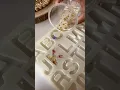 DIY Resin Letter Keychain Crafting Custom Alphabet Keychains