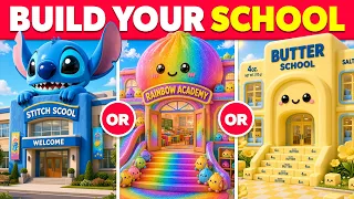 Would You Rather - Build Your Dream School 🏫✨🎒 Choose Your School Supplies