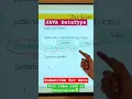 Lecture-6 java DataType