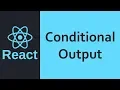 React Js Tutorial in Hindi Conditional Rendering or Output