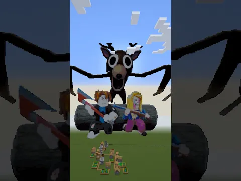 Minecraft Pixel Art (99 Nights in the Forest) Meme #99nightintheforest #99nights #minecraft #roblox