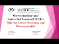 WIRELESS SENSOR NETWORKS AND MICROCONTROLLERS