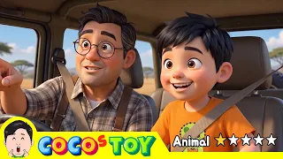 African animals quiz with a my friend zebra!⭐ㅣanimals quiz for kids ㅣCoCosToy
