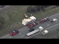 Modular home crash on I-495 prompts hourslong lane closures