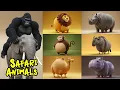 Download Lagu Fun Safari Animal Sounds Song | Nursery Rhyme for Kids - Learn Animal Names and Sounds