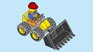 LEGO Instructions | City | 952310 | Builder with Digger | Construction | Magazine Gift