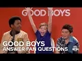 Good Boys Answer Fan Questions Extra Butter Interview