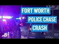 Police chase from Ellis County to Fort Worth ends in crash NBCDFW