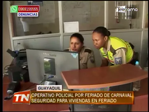 Operativo policial por feriado de carnaval seguridad para viviendas en feriado