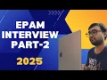 EPAM Ronde 2 Java Developer Interview Ervaring (6+ jaar ervaring) 2025 | Lead Java Developer