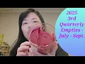 2025 3rd Quarterly Empties