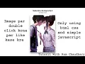 double click to like Image only html CSS and JavaScript OnlineTutorialsYT