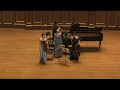 Mozart Piano Trio in G. K. 496. played by Clara Trio (Filmed by SiMon)