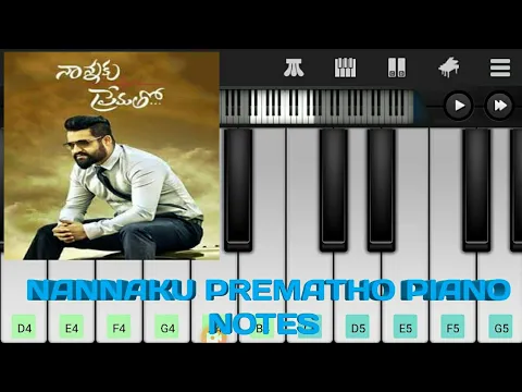 Download MP3 NANNAKU PREMATHO PIANO NOTES BY VARAMS PIANO |NANNAKU PREMATHO TITLE PIANO NOTES |WALKBAND