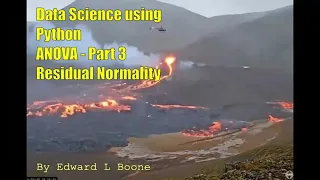 Data Science using Python - ANOVA Part 3 Residual Normality