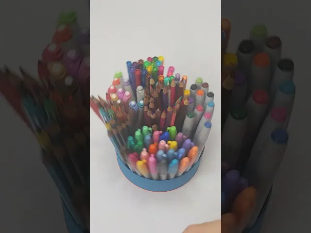 Spinning Stationary Pen Pots video thumbnail