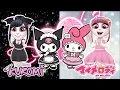 Download Lagu My Talking Angela’m 2 💓Kuromi vS My Melody 💗 Sanrio Cosplay 🌈 😘💋
