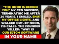 Terminated After 24 Years I Owned the Software Corporate Revenge