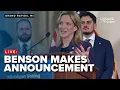 LIVE Jocelyn Benson gives special announcement during visit to Grand Rapids