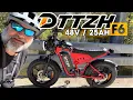 DTTZH F6S Moped Style Ebike Review 2000W Peak 48V 25AH Great Price